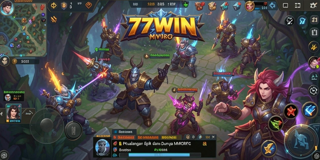Tampilan gameplay epik dari 77WIN yang menarik dan interaktif.