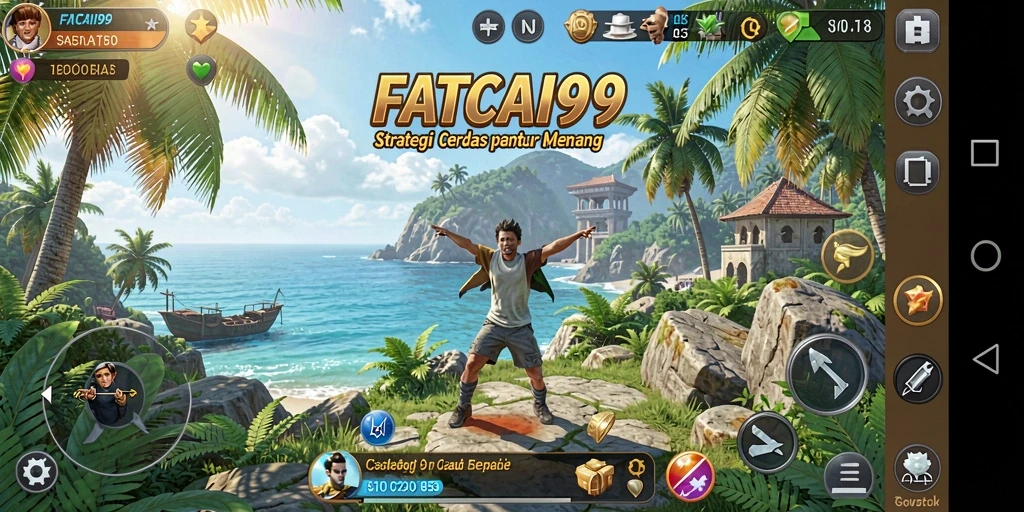 Tangkapan layar gameplay <strong>FATCAI99</strong> menunjukkan aksi strategi yang seru dan mendebarkan.