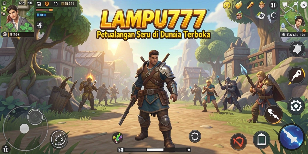 Screenshot gameplay LAMPU777 menunjukkan interaksi dinamis dalam dunia terbuka.