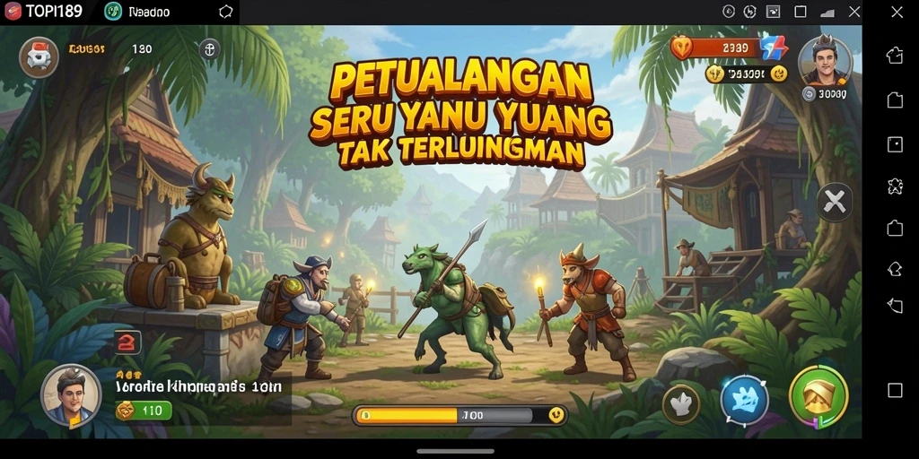 Gameplay seru dan grafis memukau dari TOPI189.